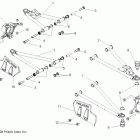 R09HH68/HY68 RANGER 4X4 700 EFI ALL OPTIONS Suspension, front control arms