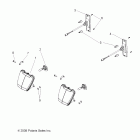 R09RB50AF RANGER 2X4 500 CARB Электрические, фары, задние фары и лампочки