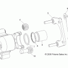 R09RB50AF RANGER 2X4 500 CARB Задние тормозные  колодки
