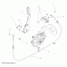R09RF68AF/AR/AZ RANGER 6X6 700 EFI Brakes, park brake asm.