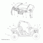 R09VH76 RANGER RZR 800 EFI ALL OPTIONS Наклейки