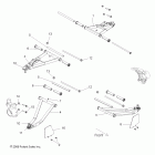 R09VH76 RANGER RZR 800 EFI ALL OPTIONS Suspension, front control arms