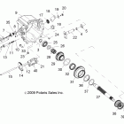 R09VH76 RANGER RZR 800 EFI ALL OPTIONS Drive train, main gearcase intl comp 2 (built 10 / 15 / ...