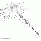 R09VH76FX RANGER RZR Drive train, main gearcase internal components 2