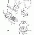 LT-F4WDX King Quad 1991-1995 Масляный и топливный насос