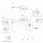 R08RF68AD/AF/AZ RANGER 6X6 700 EFI Brakes, lines and master cylinder