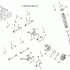 R08RF68AD/AF/AZ RANGER 6X6 700 EFI Suspension, a-arms, mid drive