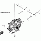 R08RF68AD/AF/AZ RANGER 6X6 700 EFI Drive train, mid gearcase mounting