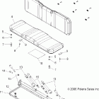 R08RH50AF/AR/AT RANGER 4X4 500 EFI Body, seat and base