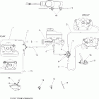 R08RH50AF/AR/AT RANGER 4X4 500 EFI Brakes, lines and master cylinder