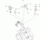 R08RH50AF/AR/AT RANGER 4X4 500 EFI Engine, fuel injection