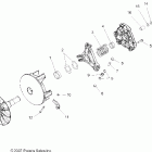 R08RH50AF/AR/AT RANGER 4X4 500 EFI Сцепление
