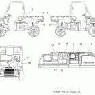 R08RH68 RANGER 4X4 700 EFI/XP ALL OPTIONS Наклейки
