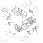 R08RH68 RANGER 4X4 700 EFI/XP ALL OPTIONS Body, floor and fenders