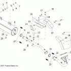 R08RH68 RANGER 4X4 700 EFI/XP ALL OPTIONS Глушитель
