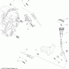 R08VH76AD/AG RANGER RZR 800 EFI Селектор переключения передач