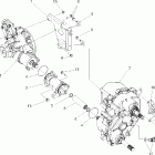 R08VH76AD/AG RANGER RZR 800 EFI Gearcase, differential mounting