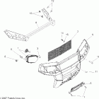 R08VH76AD/AG RANGER RZR 800 EFI Bumper, front support and headlights