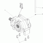 R08VH76AD/AG RANGER RZR 800 EFI Gearcase, front