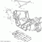 R08VH76AD/AG RANGER RZR 800 EFI Chassis and main frame