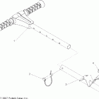 R08VH76AD/AG RANGER RZR 800 EFI Grab bar, passenger