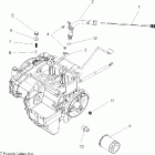 R08VH76AD/AG RANGER RZR 800 EFI Engine, dipstick and oil filter