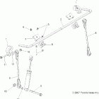 R08VH76AD/AG RANGER RZR 800 EFI Stabilizer bar, front