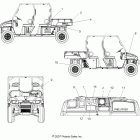 R08WH68AG/AH/AK/AR RANGER 4X4 700 EFI CREW Наклейки
