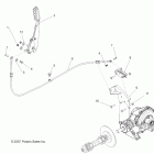 R08WH68AG/AH/AK/AR RANGER 4X4 700 EFI CREW Brakes, park brake asm.