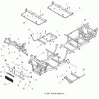 R08WH68AG/AH/AK/AR RANGER 4X4 700 EFI CREW Chassis, frame and front bumper