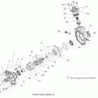 R08WH68AG/AH/AK/AR RANGER 4X4 700 EFI CREW Привод, передние коробки передач