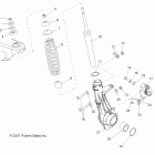 R08WH68AG/AH/AK/AR RANGER 4X4 700 EFI CREW Передние аммортизаторы