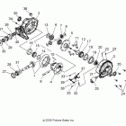 R08WH68AG/AH/AK/AR RANGER 4X4 700 EFI CREW Drive train, rear gearcase