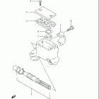 LT-F4WDX King Quad 1991-1995 Главный тормозной цилиндр,передний