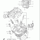 LT160E Quad Runner 1989-1992 ГОЛОВКА ЦИЛИНДРА