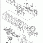 LT230E Quad Runner 1987-1993 Сцепление