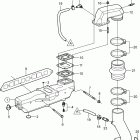 3.0GLM-C Intake and exhaust manifold, early