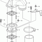 3.0GLM-C Exhaust riser, 3"" extension
