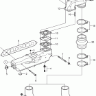 3.0GLP-C Intake and exhaust manifold, later