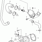 3.0GLP-J Circulation pump and thermostat housing