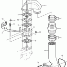 3.0GLP-N Exhaust riser, 3'' extension