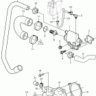 3.0GXi-J Circulation pump and thermostat housing