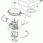 4.3GL-B Carburettor mounting