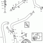 4.3GL-E Seawater pump and hoses