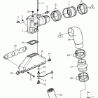 4.3GL-J Exhaust, short risers