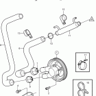 4.3GXi-B Seawater pump and hoses