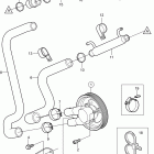 4.3OSi-B Seawater pump and hoses
