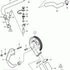 4.3OSi-EF Seawater pump and hoses, early
