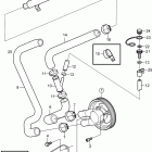 5.0GXi-E Seawater pump and hoses, early