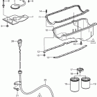 5.7GL-E Oil pan and oil pump, later